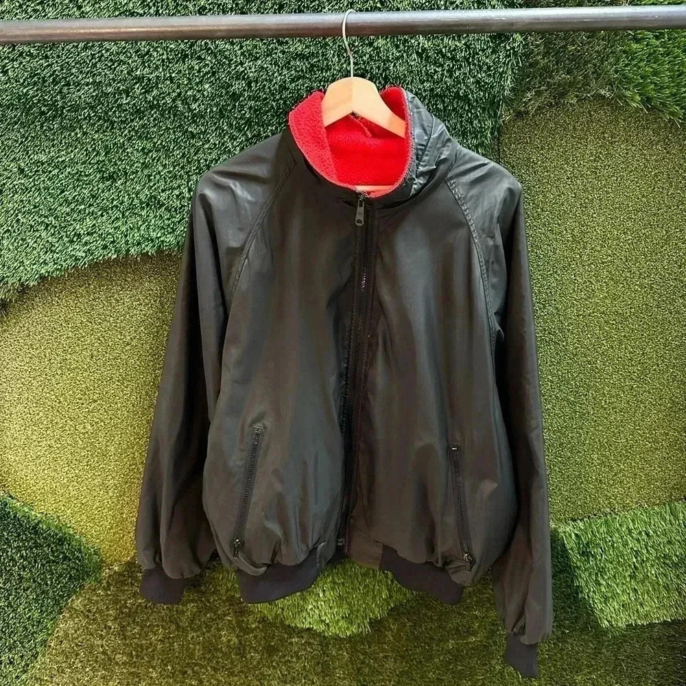 Vintage  Hack Sport Reversible Fleece Jacket Large